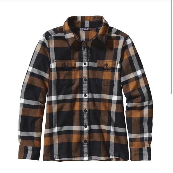 Patagonia Tops - Patagonia Womens Long Sleeved Fjord Flannel Shirt